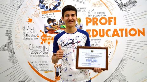 “Profi Education” o‘quvchisi matematika bo‘yicha Respublika olimpiadasida faxrli uchinchi o‘rinni qo‘lga kiritdi