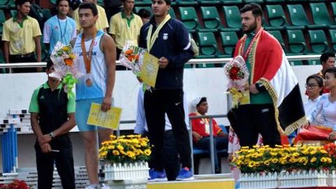 O‘zbekistonlik yengil atletikachi Jalolxon Tillavoldixo‘jayev Osiyo chempionatining bronza medaliga sazovor bo‘ldi