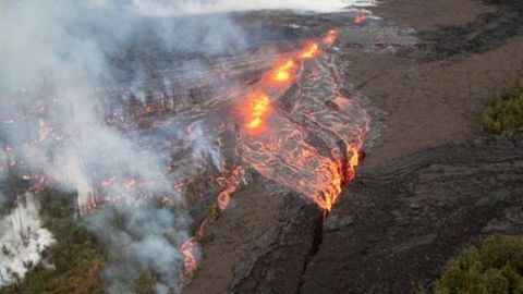 Gavayi orollarida kuchli vulqon otilishi boshlandi