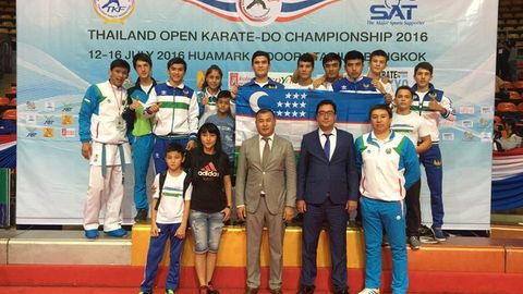 O‘zbekistonlik karatechilar Tailanddagi turnirda 11 ta medalni qo‘lga kiritdi