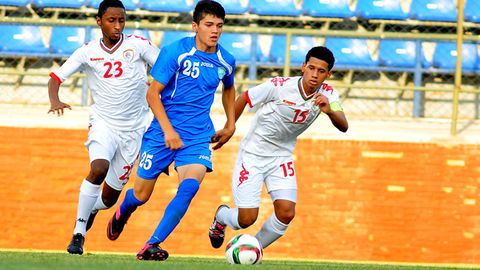 O‘zbekiston o‘smirlar terma jamoasi Ummon darvozasiga 4 ta gol urdi