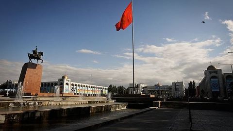 Bishkekdagi Xitoy elchixonasi yonida portlash sodir bo‘ldi