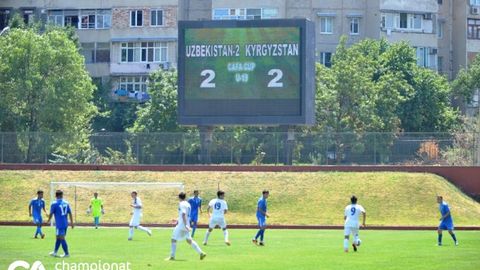 CAFA Cup-2016: O‘zbekiston-2 musobaqaning ilk o‘yinida Qirg‘iziston bilan durang o‘ynadi