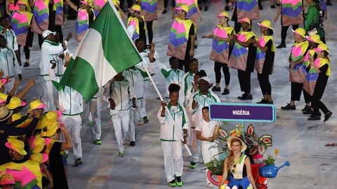 Nigeriyalik sportchilar Olimpiada boshlanganidan 13 kun o‘tib bayramona liboslarini oldi