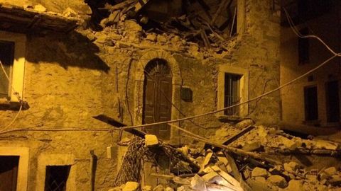 Italiyaning Amatriche shahri zilzila tufayli vayron bo‘ldi