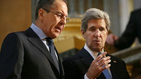 Kerri va Lavrov Jenevadagi muzokaralarda Suriyadagi vaziyatni muhokama qilmoqda