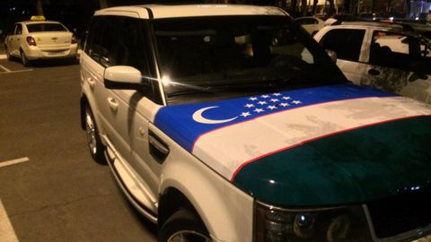 Foto: O‘zbekiston bayrog‘iga burkangan Range Rover