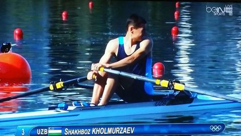 Академик эшкак эшиш. Шаҳбоз Холмирзаев финишга иккинчи келиб, Рио—2016 чорак финалига йўл олди