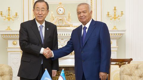 Pan Gi Mun Islom Karimovning O‘zbekiston va BMT o‘rtasida mustahkam hamkorlik o‘rnatilishidagi xizmatlarini e’tirof etdi