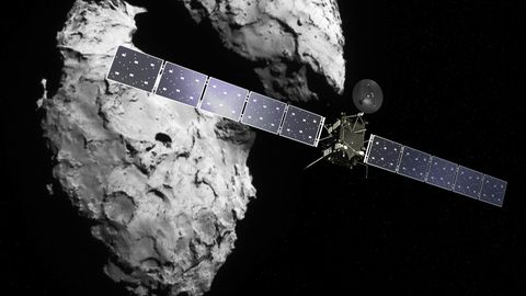 Rosetta космик аппарати Чурюмов-Герасименко кометаси билан тўқнашди