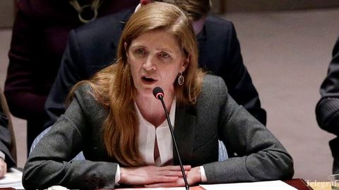 Саманта Пауэр: Бизни ИШИД билан шерикликда гумон қилаётган Россия вакили уялиши керак