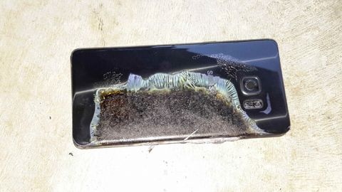 Samsung Galaxy Note 7 olti yoshli bolaning qo‘lida portlab ketdi