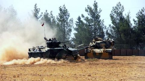 Suriyada IShIDning Turkiya tankiga qilgan hujumi oqibatida 3 harbiy halok bo‘ldi