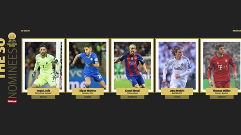 Messi, Myuller va Mahrez “Oltin to‘p–2016”ga nomzodlar qatoridan joy oldi