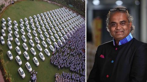 Hindistonlik tadbirkor Divali bayramida xodimlariga 400 kvartira va 1260 mashina sovg‘a qildi