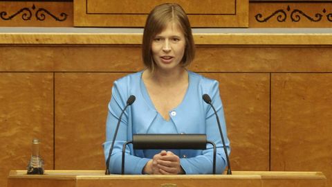 Estoniyadagi birinchi ayol prezident o‘z lavozimiga kirishdi