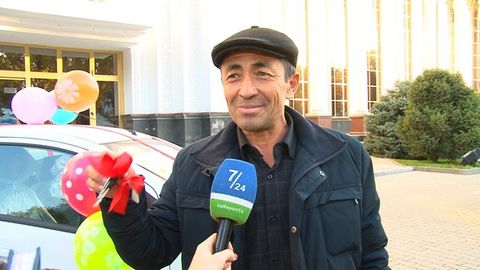 Самарқандлик фуқаро «Олтин балиқ»дан Spark автомобилини ютиб олди