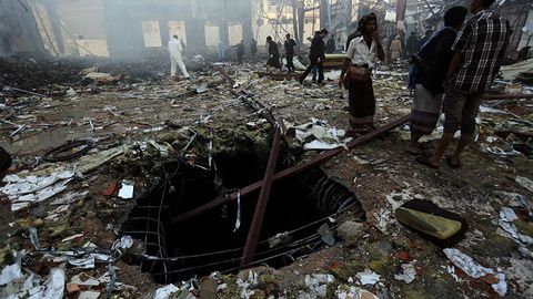 Arab koalitsiyasi Sano shahrida dafn marosimiga aviazarba berilishi yuzasidan tekshiruv o‘tkazilishini ma’lum qildi