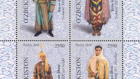 “O‘zbek milliy kiyimlari” turkumidagi pochta markalari muomalaga chiqarildi