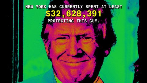 Donald Trampni qo‘riqlash xarajatlarini ko‘rsatuvchi hisoblagich ishga tushdi. Xarajatlar 32 mln dollardan oshdi