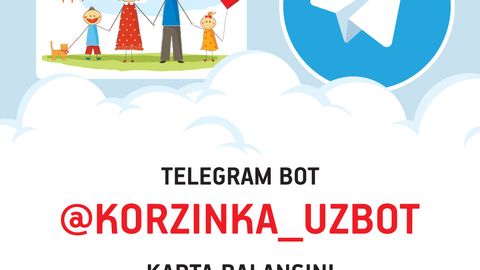 Korzinka.uz kartalar balansini tekshirishga imkon beruvchi botni ishga tushirdi