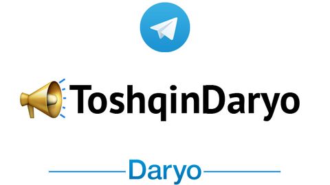 @ToshqinDaryo’da xato ovozli xabar chiqdi. Uzr so‘raymiz!