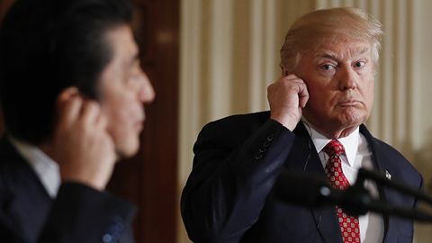 КХДР ракета учирганидан кейин Трамп Японияни «100 фоиз» қўллаб-қувватлайди