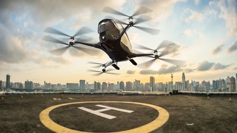 Дубайда ёзда учувчисиз учар таксилар ишга туширилади