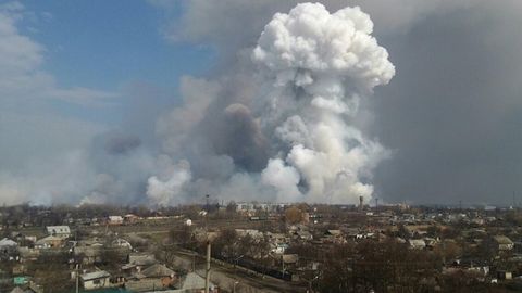 Xarkovdagi harbiy omborda yuz bergan portlash oqibatida bir ayol halok bo‘ldi