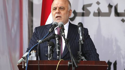 Iroq bosh vaziri Mosulni IShID egallaganidan beri ilk bor shaharga keldi