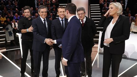 Францияда президентликка номзодларнинг илк телемунозаралари бўлиб ўтди