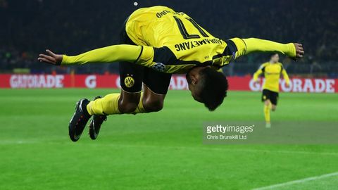 Pyer-Emerik Obameyangning xet-trigi Dortmund “Borussiya”sini chorak finalga olib chiqdi