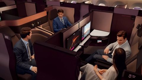 Qatar Airways oltin o‘rindiqli yangi biznes-klass salonni taqdim etdi