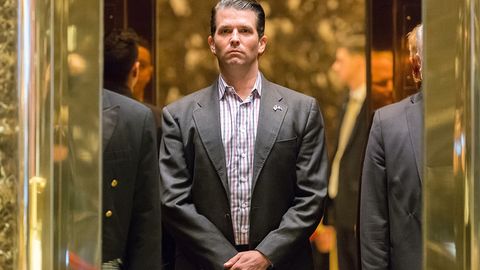 Кичик Дональд Трамп отасининг 100 кун мобайнидаги асосий ютуқларини санаб ўтди