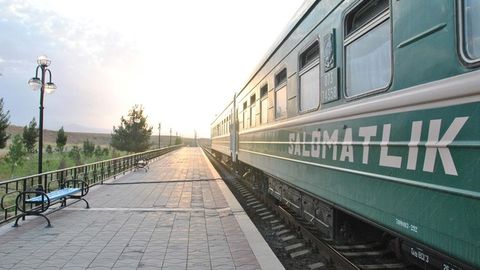 Toshkent markaziy temir yo‘l vokzalidan Navoiy viloyatiga salomatlik poyezdi jo‘nab ketdi