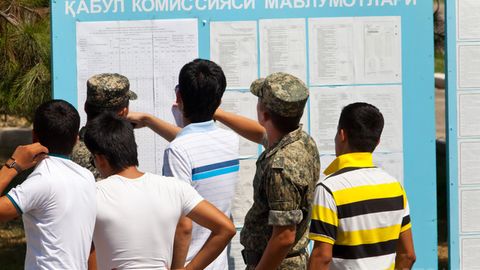 Harbiy xizmatni o‘tagan abituriyentlar kirish imtihonlarida o‘zlari to‘plagan ballning 50 foizi miqdorida qo‘shimcha ballga ega bo‘ladi