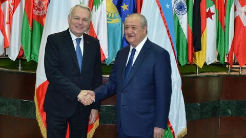 Абдулазиз Комилов Тошкентда Франция ташқи ишлар вазири билан учрашди