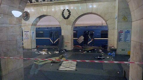 Video: Sankt-Peterburgdagi portlash