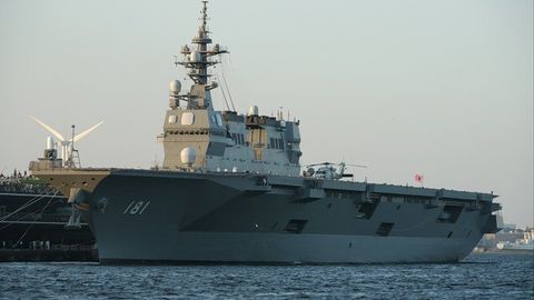 Япония ракета эсминеци АҚШ таъминот кемаларини қўриқлашга қўшилди