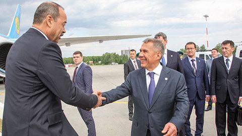 Abdulla Aripov boshchiligidagi delegatsiya Tatariston poytaxtiga keldi (video)