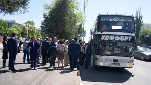 Janubiy Qozog‘iston viloyatidan O‘zbekistonga “Do‘stlik karvoni” yo‘l oldi