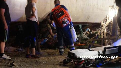 Gretsiyada Afina — Saloniki yo‘nalishidagi yo‘lovchi poyezdi izdan chiqib ketdi