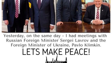 Трамп Россия ва Украинани тинчликка даъват этди