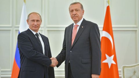 Путин ва Эрдўғон Сурияда хавфсизлик зоналарини яратиш бўйича келишиб олди