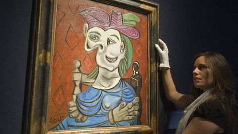 Нью-Йоркдаги аукционда Пикассонинг маъшуқаси портрети 45 млн долларга сотилди