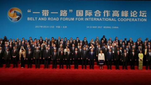 Shavkat Mirziyoyev “Bir makon, bir yo‘l” forumida ishtirok etmoqda