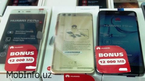 Toshkent savdo markazlarida Huawei P10 Lite smartfoni sotuvga chiqdi