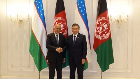Shavkat Mirziyoyev Afg‘oniston prezidenti Ashraf G‘ani bilan uchrashdi