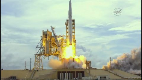 SpaceX ilk bor avval parvoz qilgan kosmik qurilmani uchirdi (video)