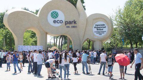 Toshkentda Bobur nomidagi markaziy eko bog‘ ochildi